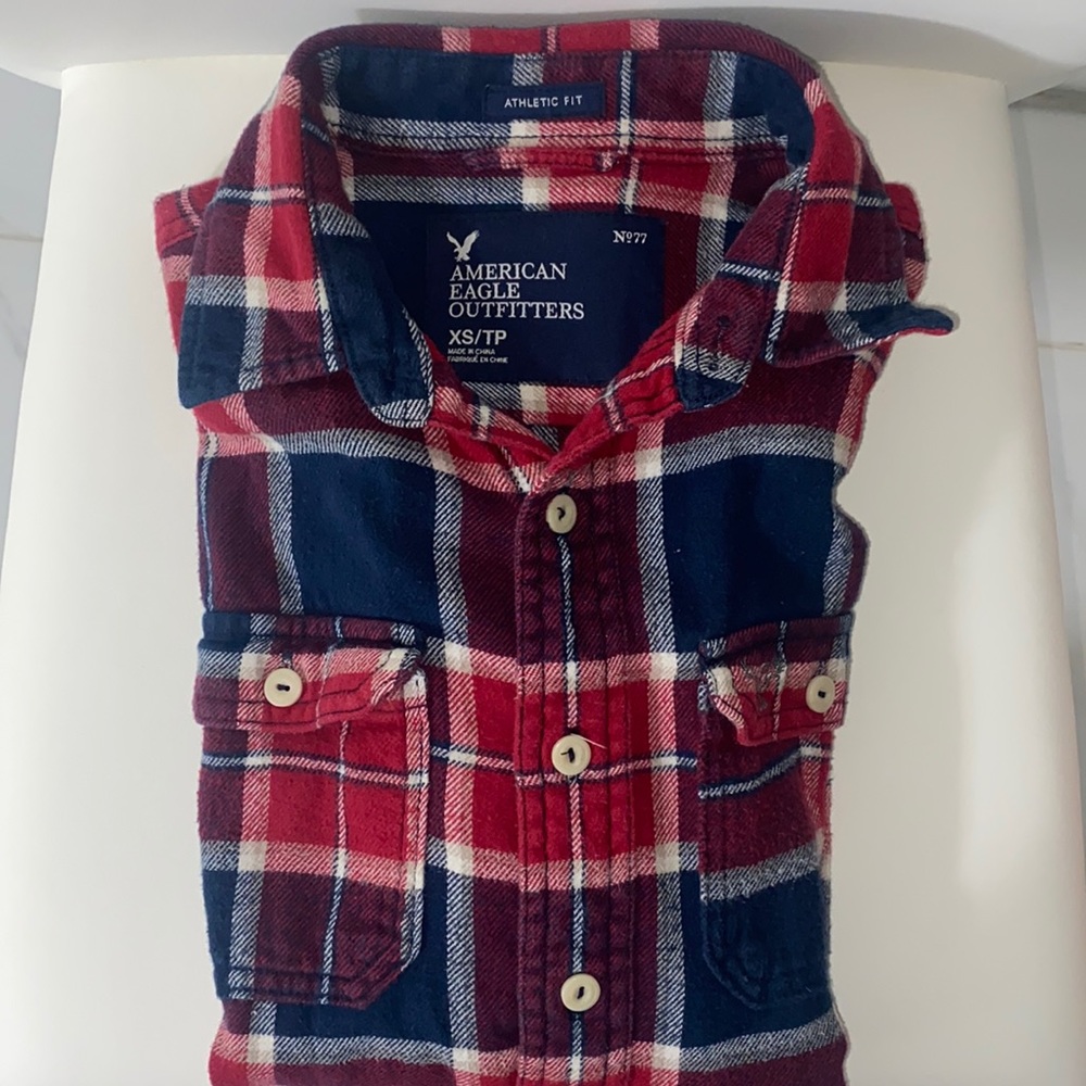 Button Down Plaid Shirt